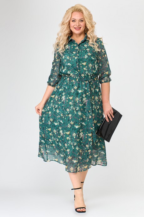 Платье ALGRANDA (Novella Sharm) A3947 -4-4 зеленый размер 60-64 #1