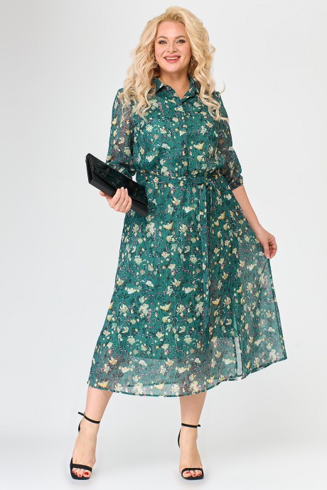 Платье ALGRANDA (Novella Sharm) A3947 -4-4 зеленый размер 60-64 #2