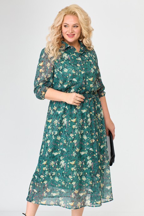 Платье ALGRANDA (Novella Sharm) A3947 -4-4 зеленый размер 60-64 #3