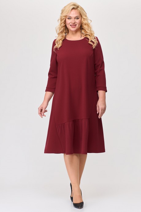 Платье ALGRANDA (Novella Sharm) A3948 -1 бордовый размер 58-66 #1
