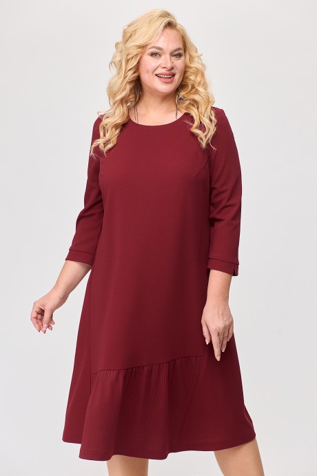 Платье ALGRANDA (Novella Sharm) A3948 -1 бордовый размер 58-66 #3
