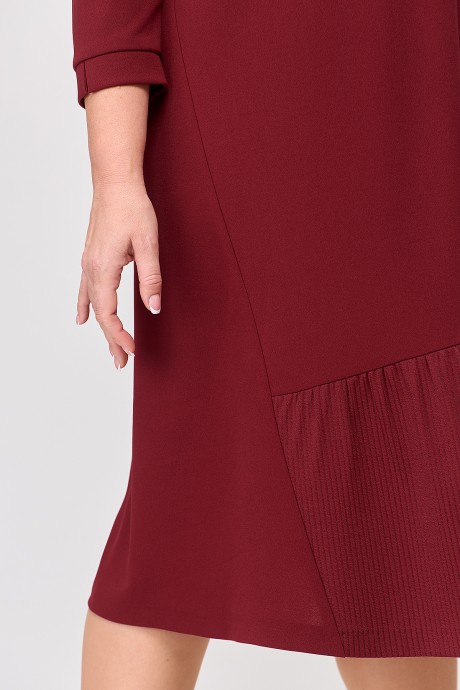 Платье ALGRANDA (Novella Sharm) A3948 -1 бордовый размер 58-66 #4