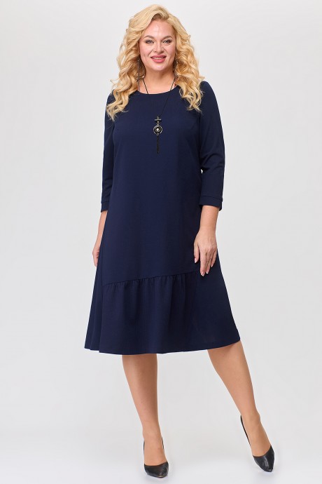 Платье ALGRANDA (Novella Sharm) A3948 -1-С темно-синий размер 56-64 #2