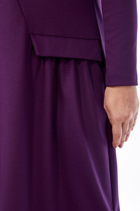 Платье ALGRANDA (Novella Sharm) A3917 -3 баклажан размер 60-72 #4