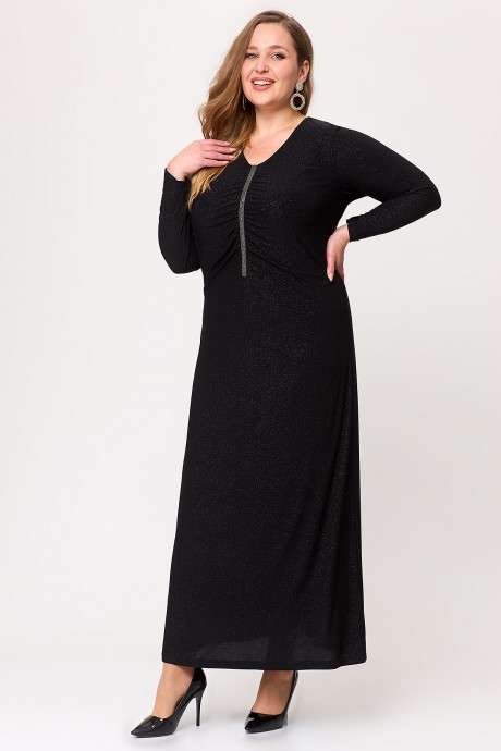 Платье ALGRANDA (Novella Sharm) A3959 черный размер 54-64 #2