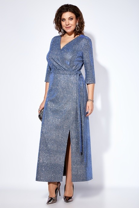 Вечернее платье ALGRANDA (Novella Sharm) A3965 голубой размер 54-66 #1