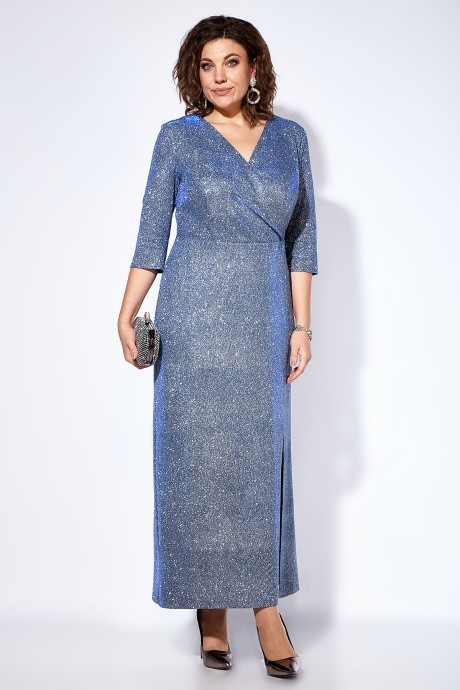 Вечернее платье ALGRANDA (Novella Sharm) A3965 голубой размер 54-66 #2