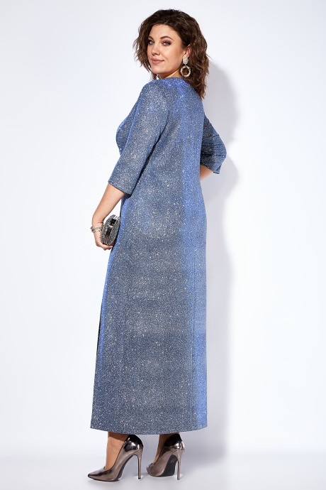 Вечернее платье ALGRANDA (Novella Sharm) A3965 голубой размер 54-66 #3