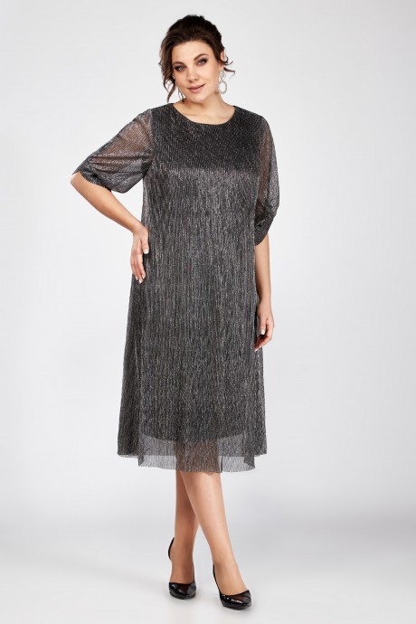 Вечернее платье ALGRANDA (Novella Sharm) А3958 -1 серый размер 62-70 #1