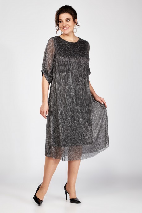 Вечернее платье ALGRANDA (Novella Sharm) А3958 -1 серый размер 62-70 #2