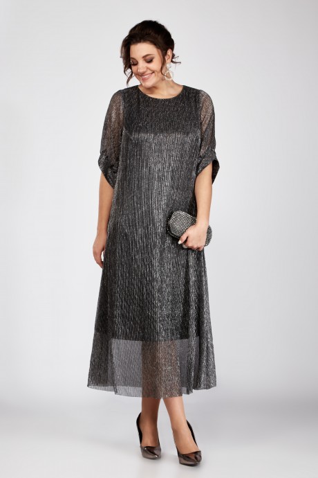 Вечернее платье ALGRANDA (Novella Sharm) А3958 -А-1 серый размер 64-70 #1