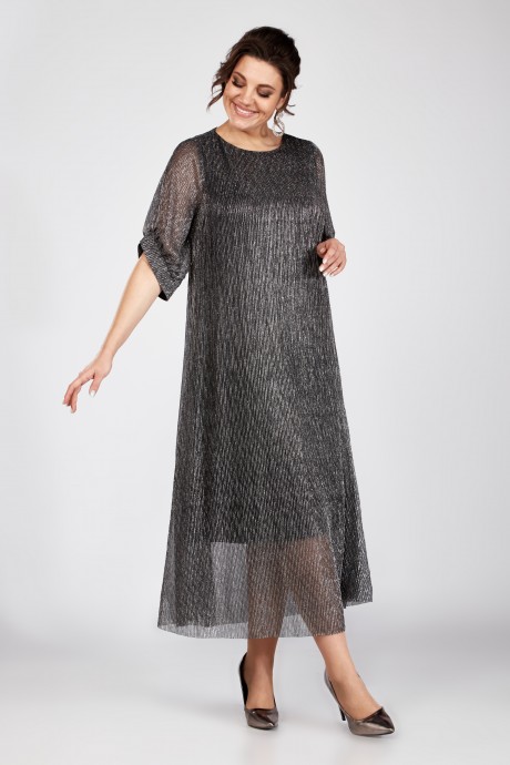 Вечернее платье ALGRANDA (Novella Sharm) А3958 -А-1 серый размер 64-70 #2