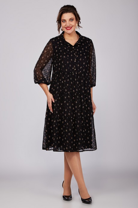 Платье ALGRANDA (Novella Sharm) A3967 черный размер 56-60 #1