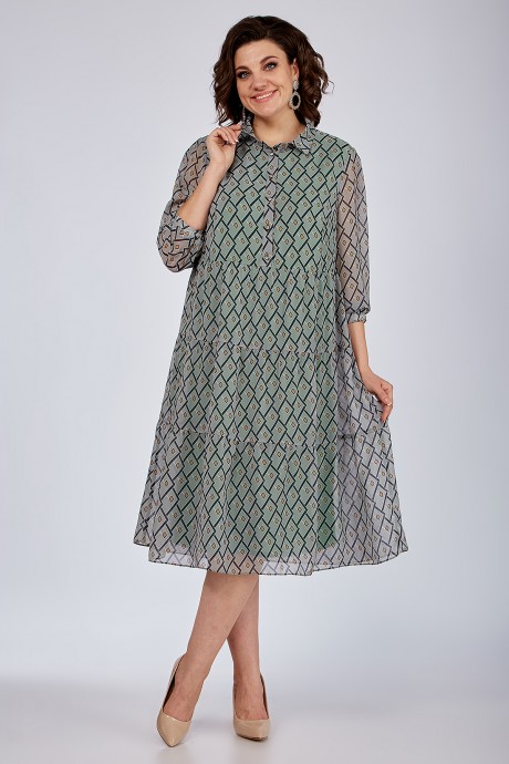 Платье ALGRANDA (Novella Sharm) A3967 -2 мультиколор размер 56-66 #2