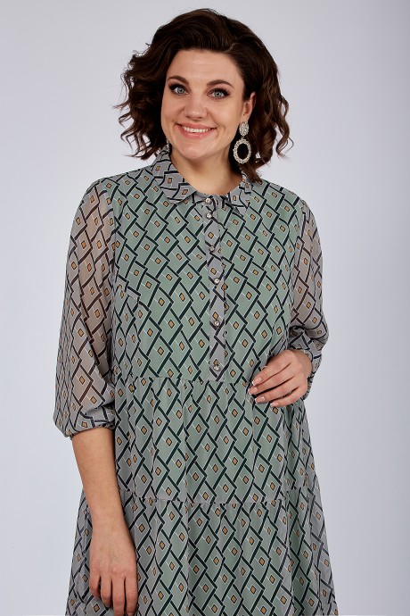 Платье ALGRANDA (Novella Sharm) A3967 -2 мультиколор размер 56-66 #3