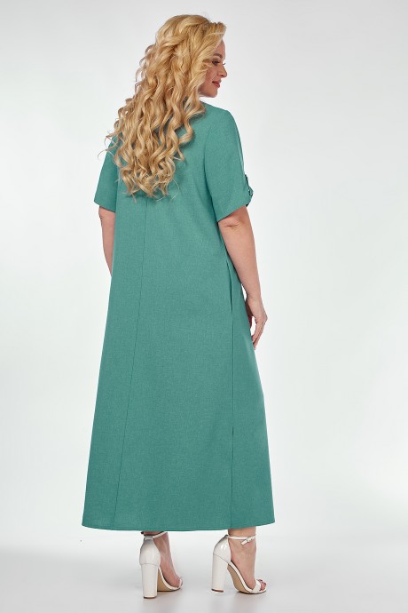 Платье ALGRANDA (Novella Sharm) A3984 -4 бирюзовый размер 54-74 #7