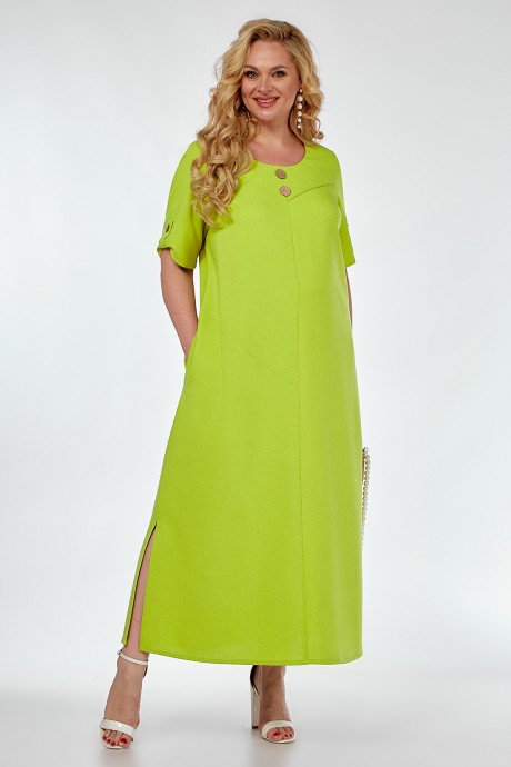 Платье ALGRANDA (Novella Sharm) A3984 -2 салатовый размер 64-72 #1
