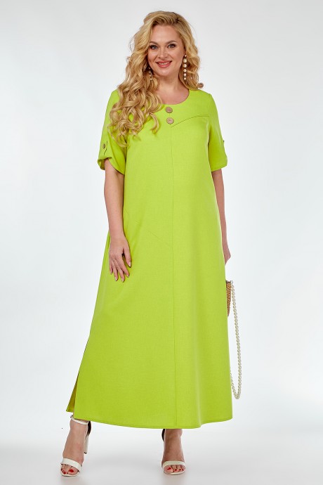 Платье ALGRANDA (Novella Sharm) A3984 -2 салатовый размер 64-72 #2
