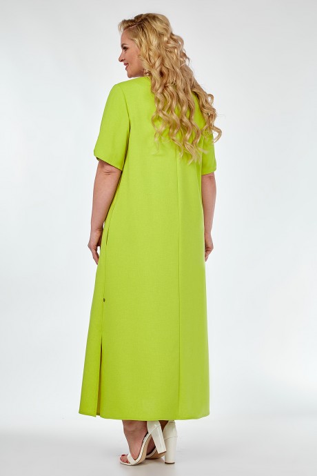 Платье ALGRANDA (Novella Sharm) A3984 -2 салатовый размер 64-72 #7