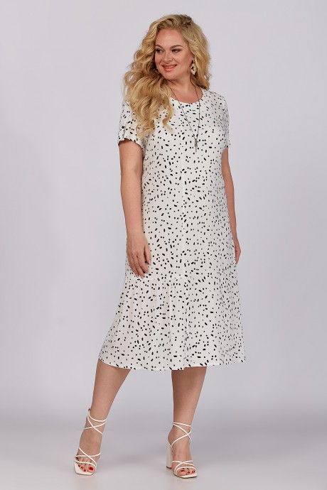 Платье ALGRANDA (Novella Sharm) A3990 молочный размер 58-66 #1