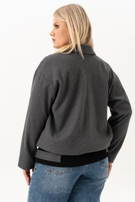 Жакет (пиджак) ALGRANDA (Novella Sharm) A4097 серый размер 58-64 #6