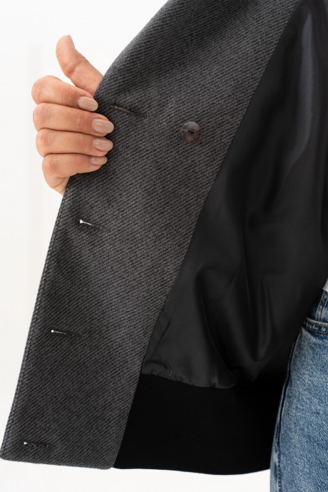 Жакет (пиджак) ALGRANDA (Novella Sharm) A4097 серый размер 58-64 #8