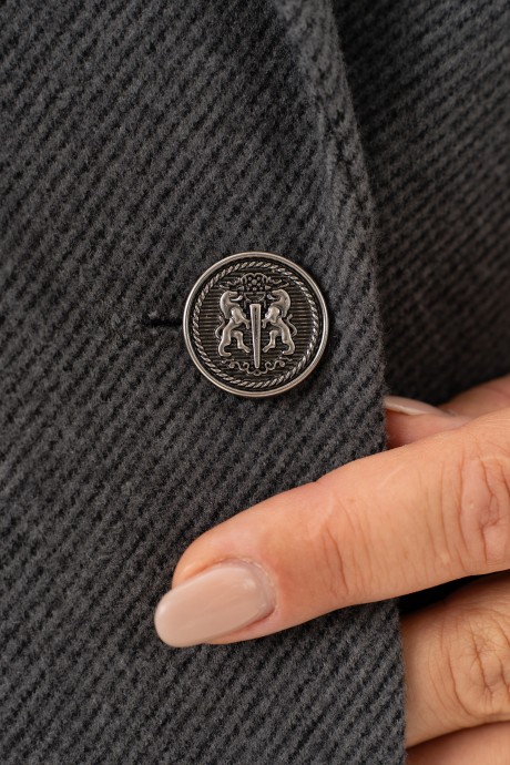 Жакет (пиджак) ALGRANDA (Novella Sharm) A4097 серый размер 58-64 #9