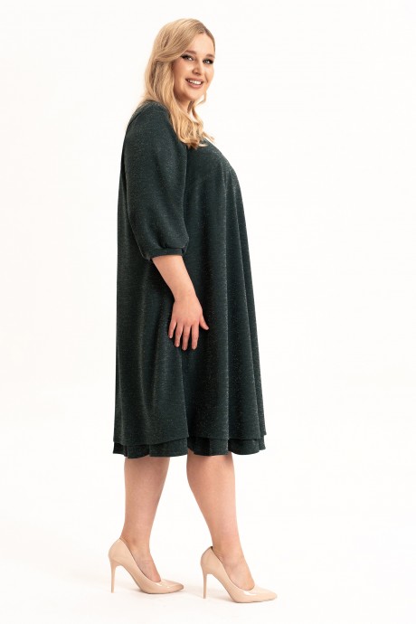 Вечернее платье ALGRANDA (Novella Sharm) А4109 -4 изумруд размер 60-74 #4