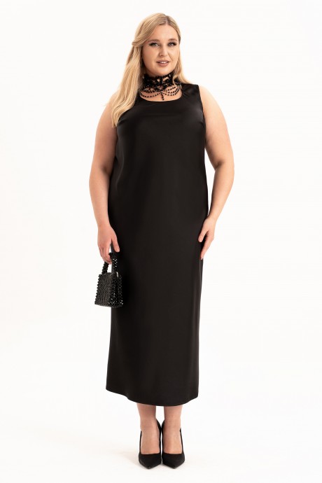 Платье ALGRANDA (Novella Sharm) A4115 черный размер 54-64 #3