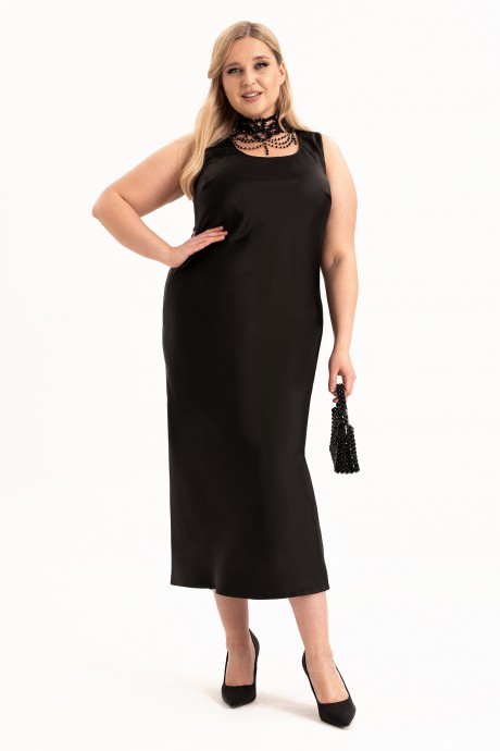 Платье ALGRANDA (Novella Sharm) A4115 черный размер 54-64 #4