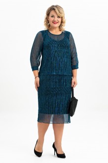 Вечернее платье ALGRANDA (Novella Sharm) A4118 -с изумруд