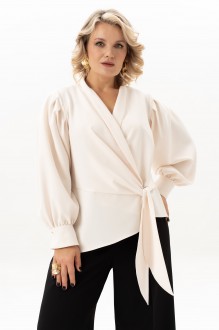 Блузка ALGRANDA (Novella Sharm) A4114 -8-1 молочный