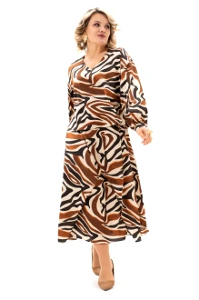 Платье ALGRANDA (Novella Sharm) A4129 коричневый