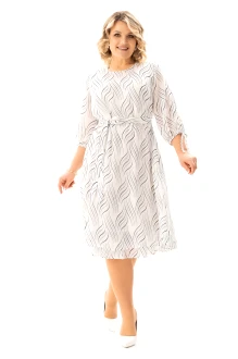 Платье ALGRANDA (Novella Sharm) A4145 молочный
