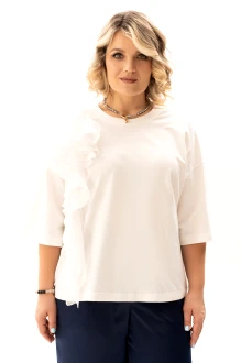 Блузка ALGRANDA (Novella Sharm) A4141 молочный