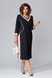 Платье Aira Style М-24-46 черно-розовый #1