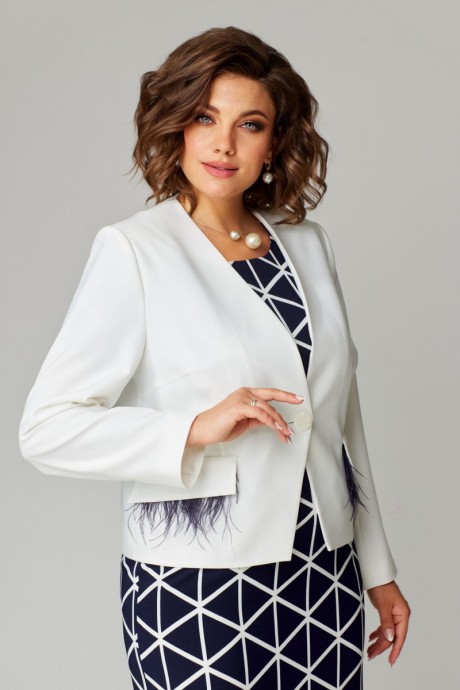 Костюм Aira Style 24-32 сине-молочный размер 52-56 #5