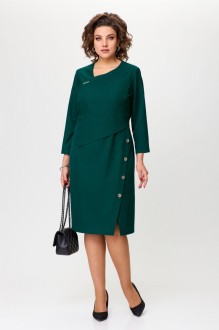 Платье Aira Style 24417 двойка зеленый #1