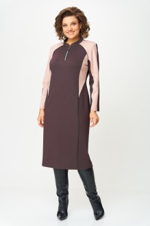 Платье Aira Style 24427 шоколадный #1