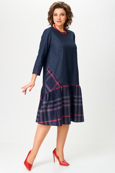 Платье Aira Style 24415 синий размер 50-56 #2