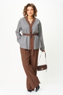 Костюм/комплект Aira Style 24244 двойка шоколад #1