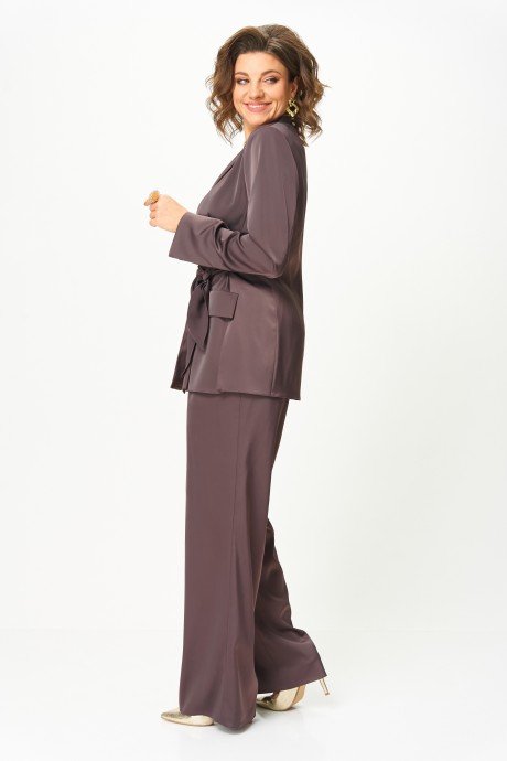 Костюм/комплект Aira Style 24243 двойка шоколад размер 50-60 #8