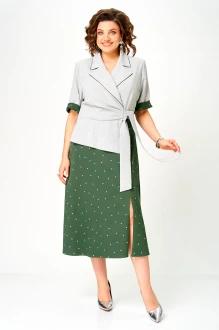 Платье Aira Style 24432 зеленое