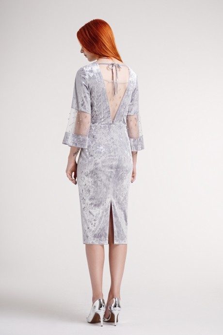 Вечернее платье Prestige 3260 серый размер 42-46 #2