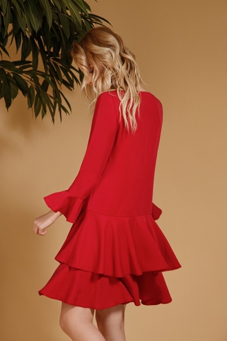 Вечернее платье Prestige 3312 красный размер 42-46 #2