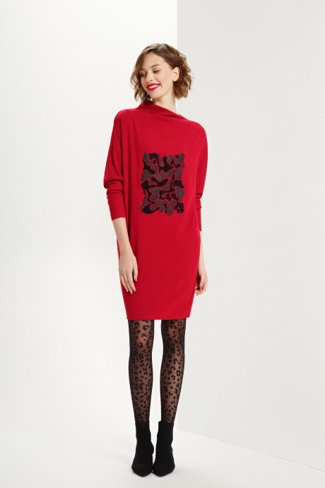 Платье Prestige 3568 красный размер 44-54 #1
