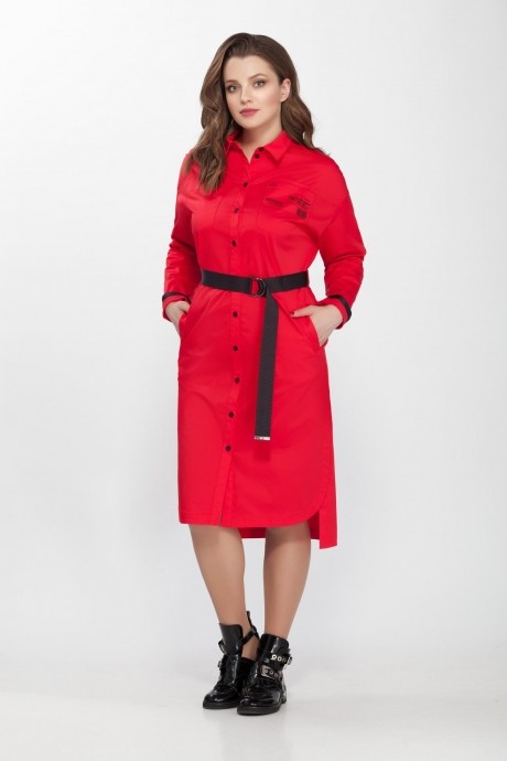 Платье Prestige 3621 красный размер 48-54 #1