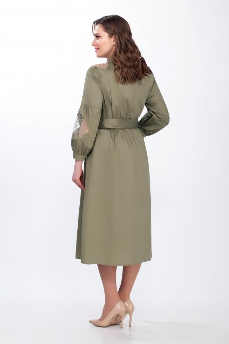 Платье Prestige 3648 олива размер 48-56 #2