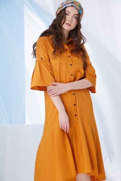 Платье Prestige 3662 оранжевый размер 46-54 #2