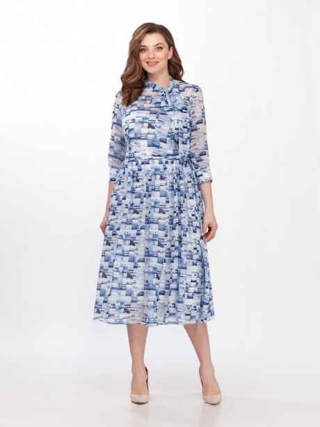 Платье Prestige 3649 -1 голубой размер 44-50 #1